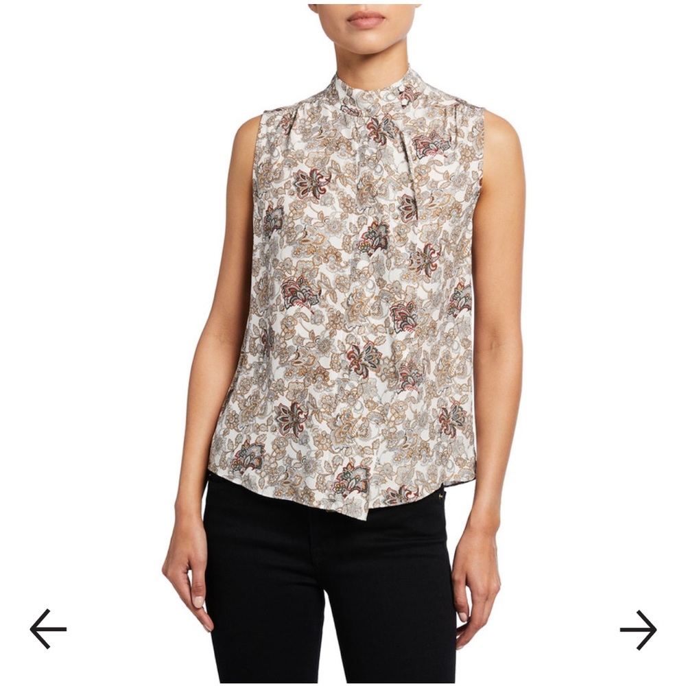 New Frame Cravat Collared Sleeveless Blouse ✨